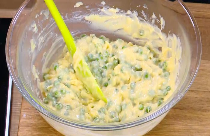 Суфле с зеленым горошком 