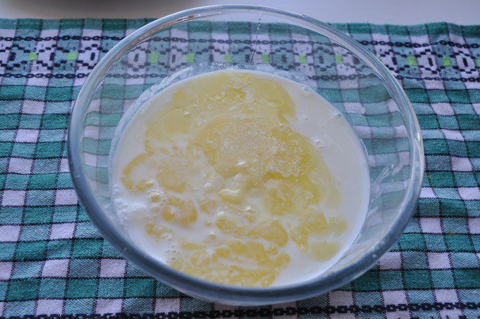 Кукурузный закусочный кекс с беконом