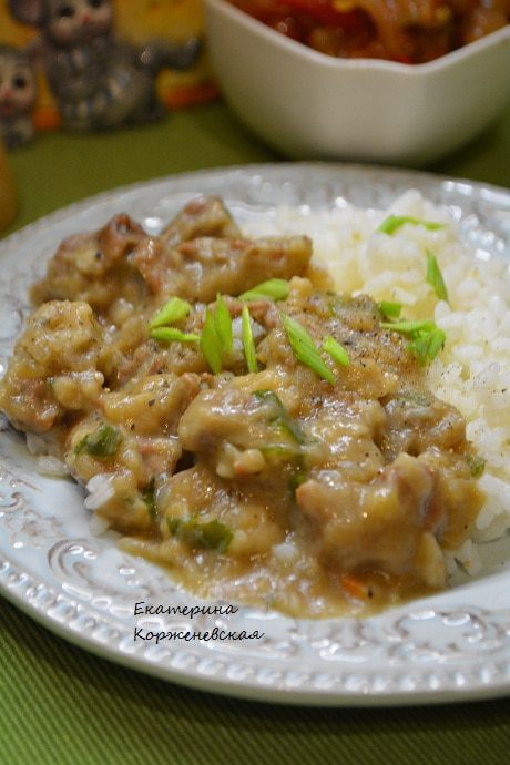 Куриные желудки в пиве