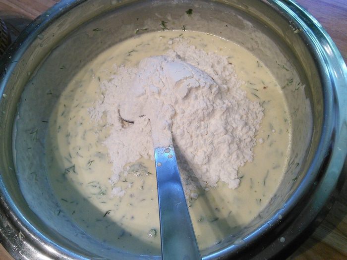 Маффины с фетой и зеленью