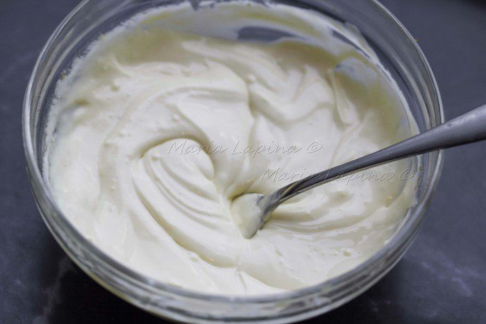 Апельсиновый тирамису с мятным сиропом