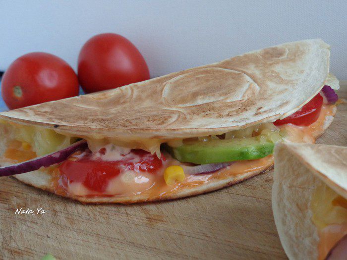 Вегетарианская кесадилья (Quesadilla)