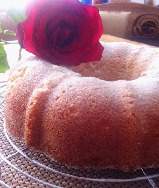 Кокосовый кекс на белках