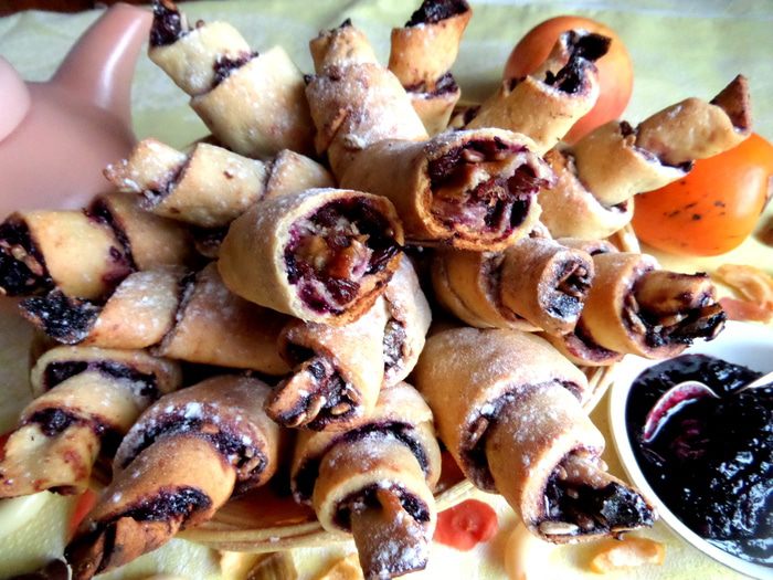 Печенье из творожного теста Ругелах