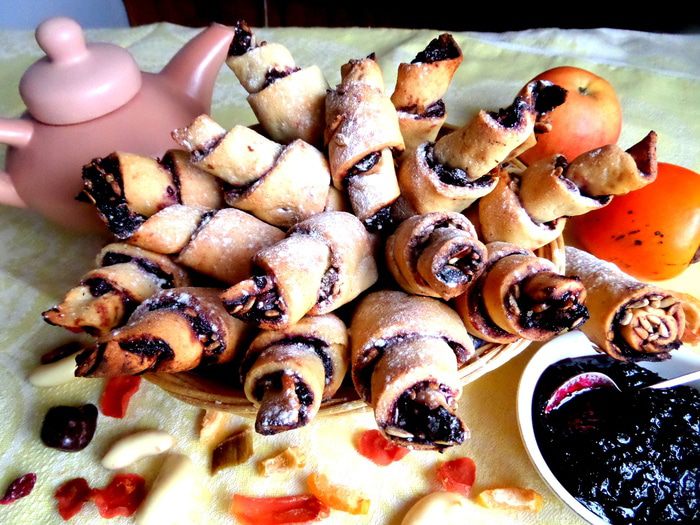 Печенье из творожного теста Ругелах