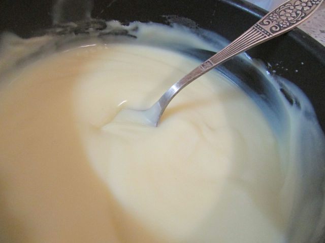 Яблочный пирог с кремом