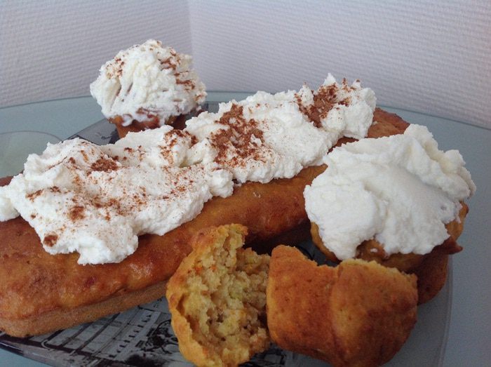 Яблочно-морковные кексы