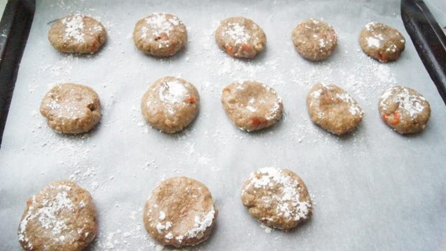 Ржаное печенье с курагой