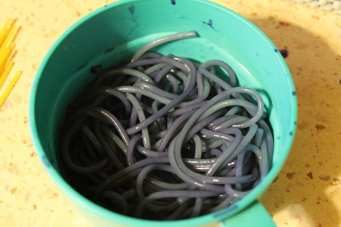 Праздничные спагетти с фрикадельками