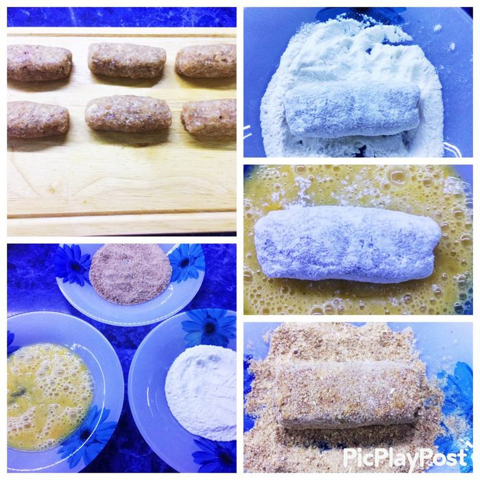 Куриные котлеты с пармезаном