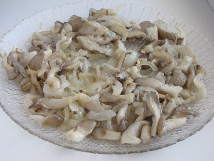 Хрустящий салат с вешенками