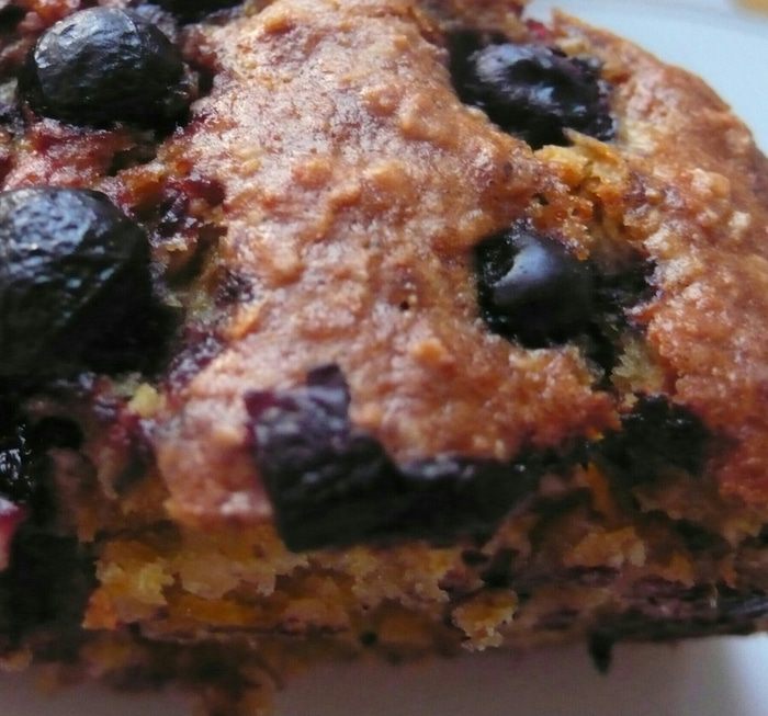 Тыквенный кекс со смородиной 