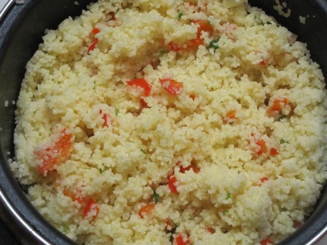 Кускус с овощами гриль