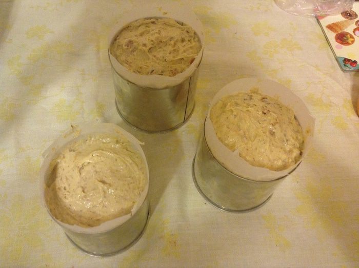 Праздничный фруктовый кекс