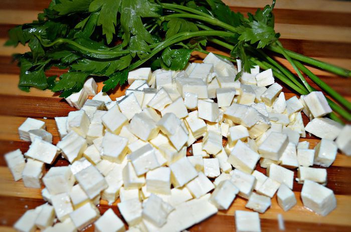 Летний салат с кускусом