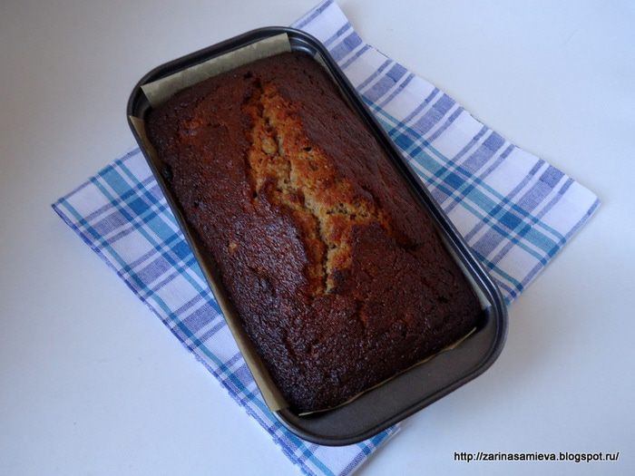 Бананово-медовый кекс (Banana Honey Loaf) 