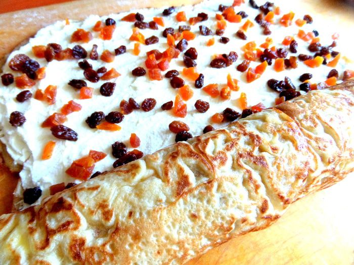 Творожные роллы в двух вариантах