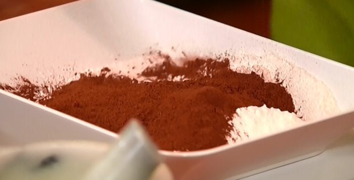 Шоколадное печенье с грецкими орехами 