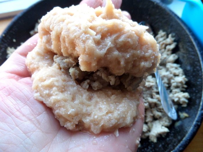 Драники с мясной начинкой