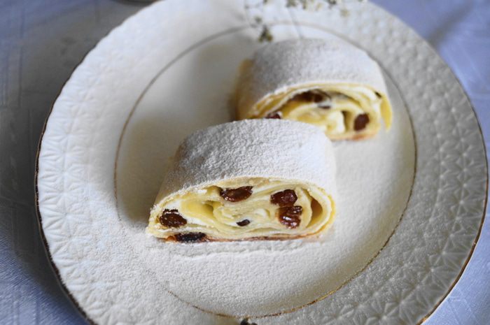 Ретэш с творогом и изюмом