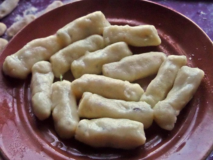 Картофельные гноччи (ньокки) с горгонзолой
