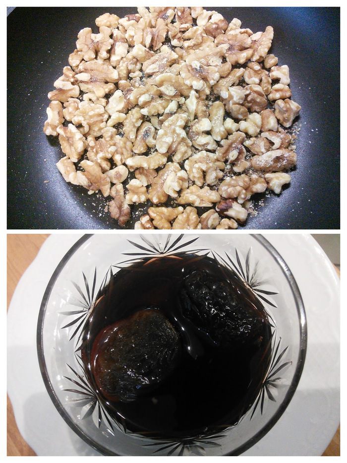 Говяжий рулет с черносливом и грецким орехом 