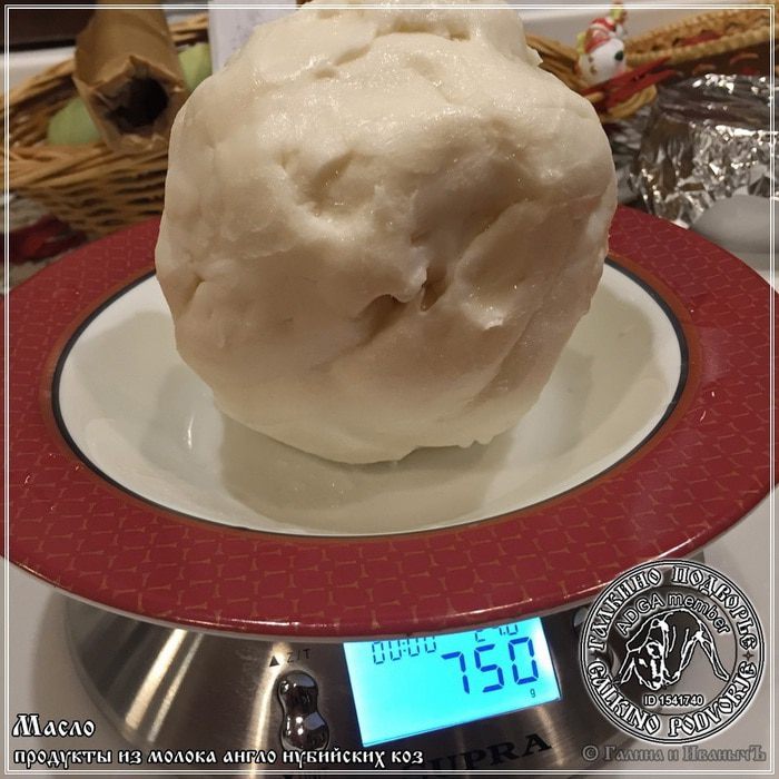 Масло из козьего молока