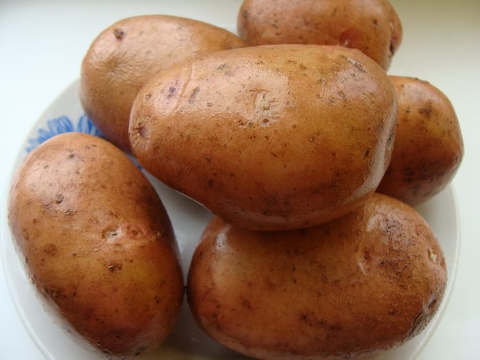 Запеченный пряный картофель 