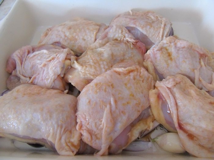 Курица в вине