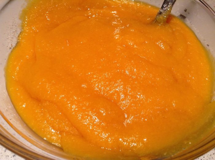 Рулет с тыквой и курагой
