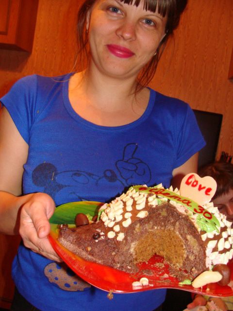 Медово-шоколадный торт &amp;quot;Ежик&amp;quot; с ананасом