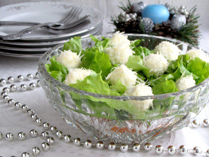 Новогодний салат &amp;quot;Снежки&amp;quot;