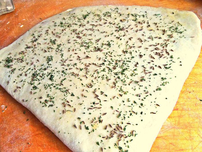 Картофельные слоечки-цветочки