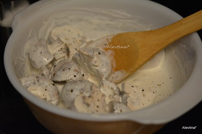 Грибочки в формочках