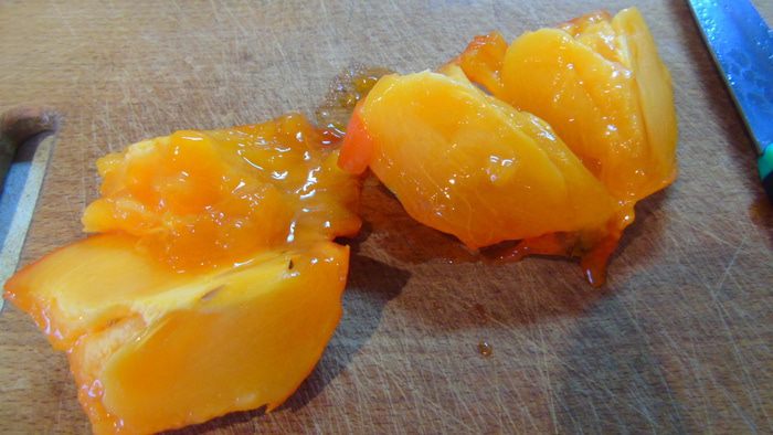 Панна-котта с хурмой