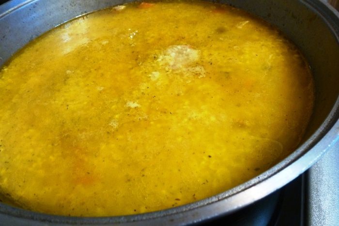 Рисовая каша «Ароматная» с мясом и яблоками