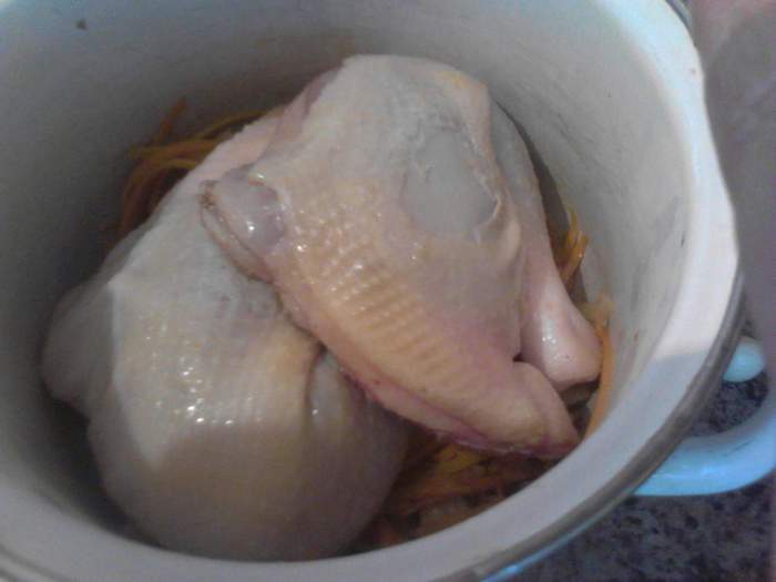 Куриные ножки в шубе 