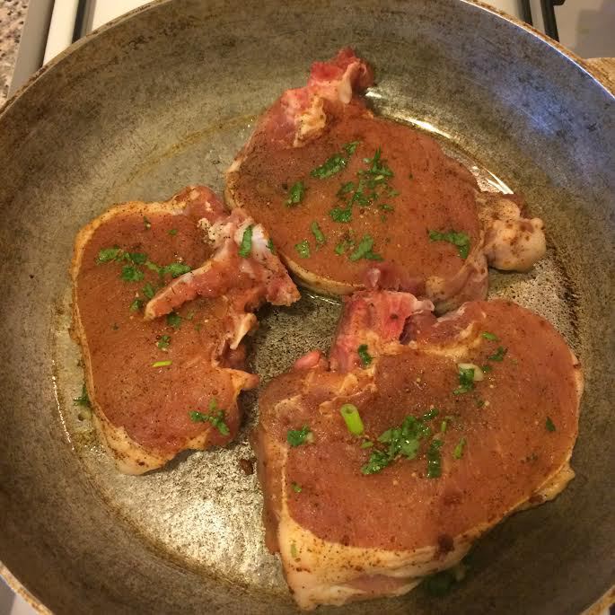 Свинина с пряной начинкой