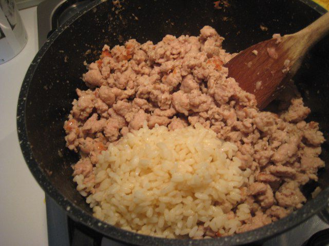 Тыквенные блины с мясом