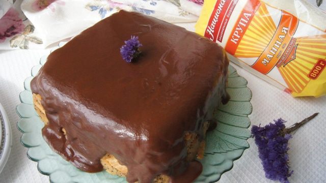 Манный десерт «Карамелька»