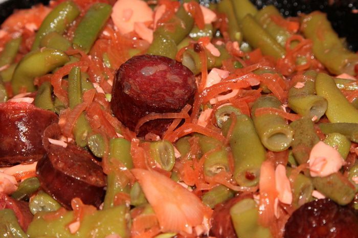 Паприкаш со стручковой фасолью