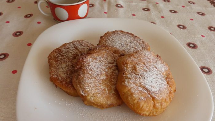 Оладьи с яблоками