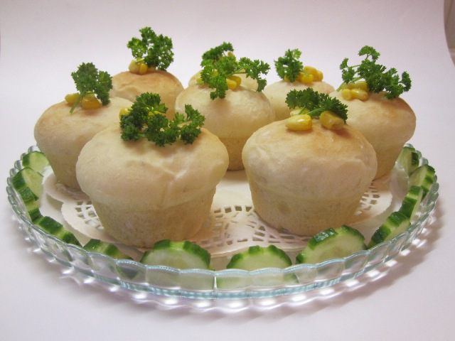 Закусочные постные булочки-кексы