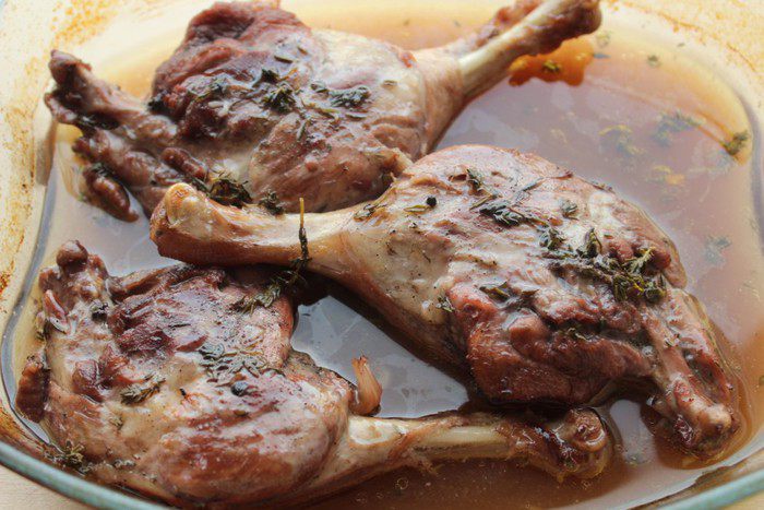 Утка в глинтвейн-маринаде