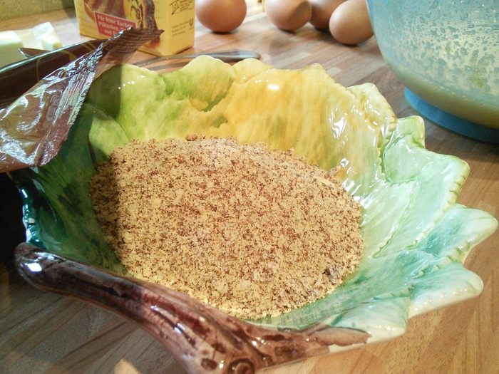 Миндальный слоеный торт