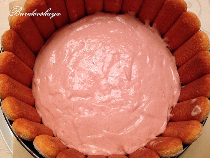 Торт &amp;quot;Клубнично-базиликовое Тирамису&amp;quot;