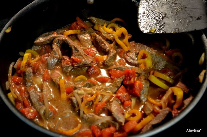 Говядина с сальсой