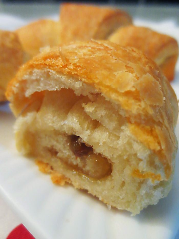 Круассаны из домашнего дрожжевого слоеного теста