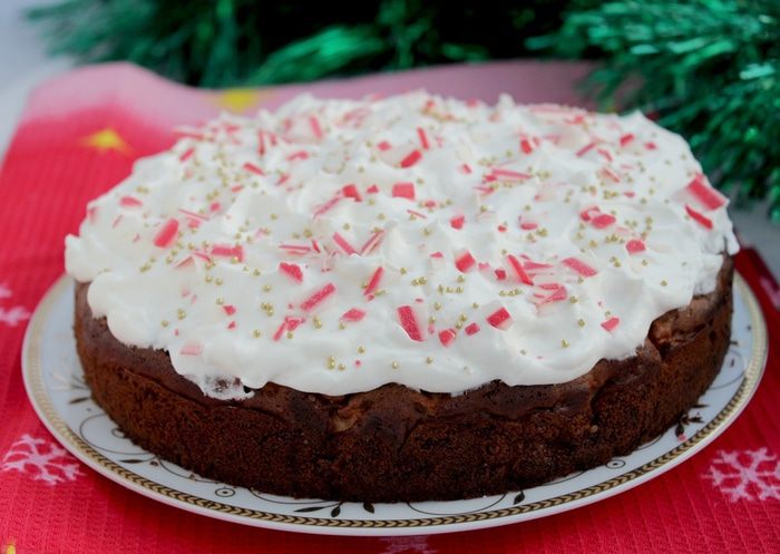 Пряный медовый пирог с яблоками