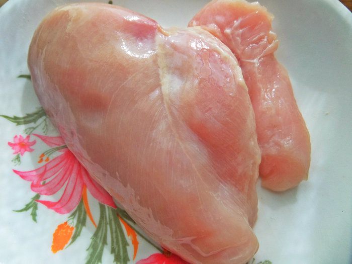 Закрытый пирог с рисом и курицей